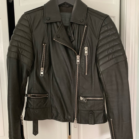 All Saints Jackets & Blazers - AllSaints limited edition leather Huxley biker